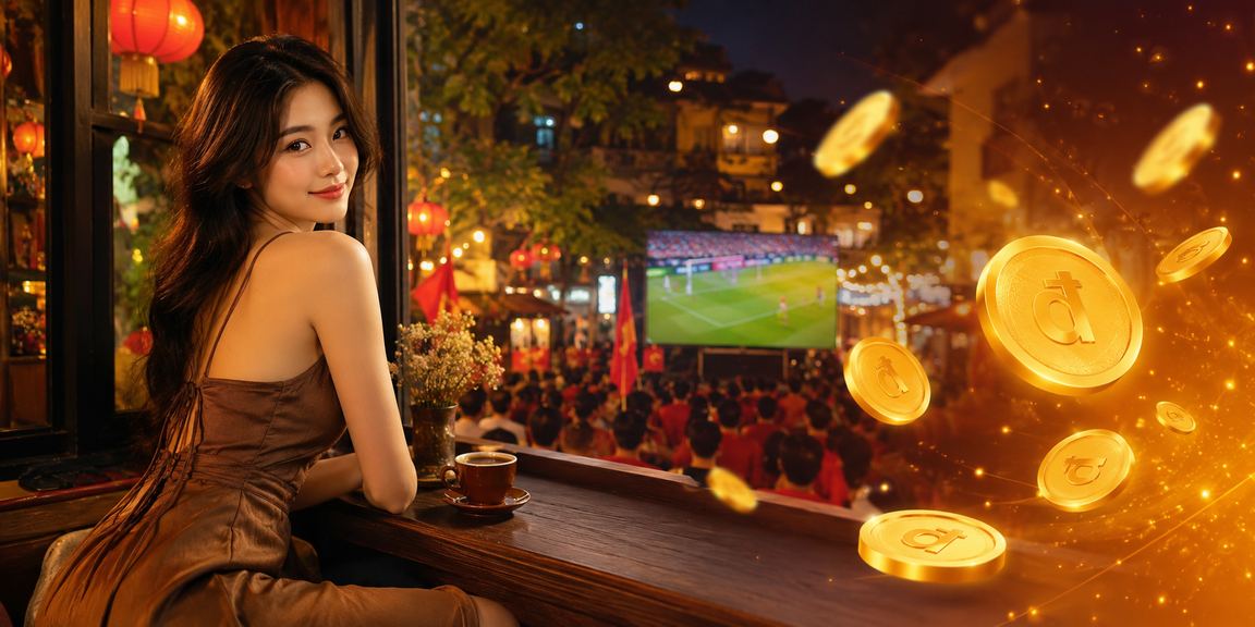 Người dùng tại Hà Nội thưởng thức cà phê trong khi trải nghiệm cá cược trực tuyến trên điện thoại